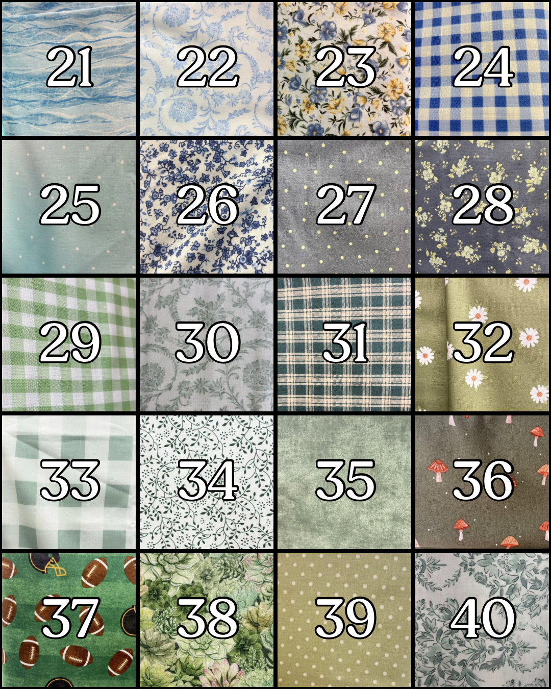 Custom Fabric Name Banner
