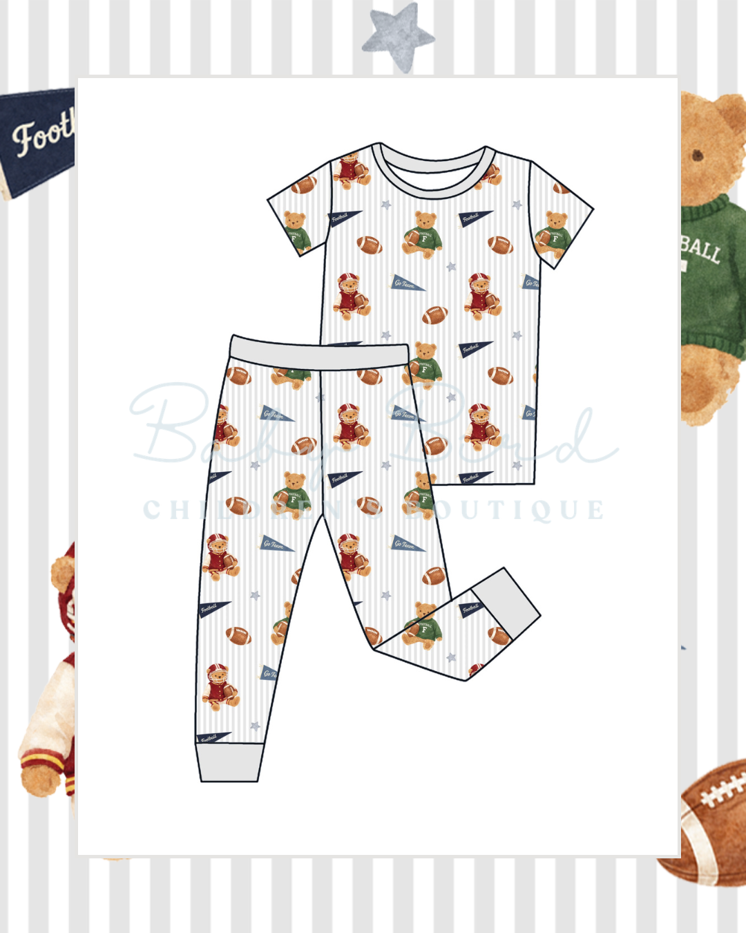 Touchdown Teddy 2-Piece