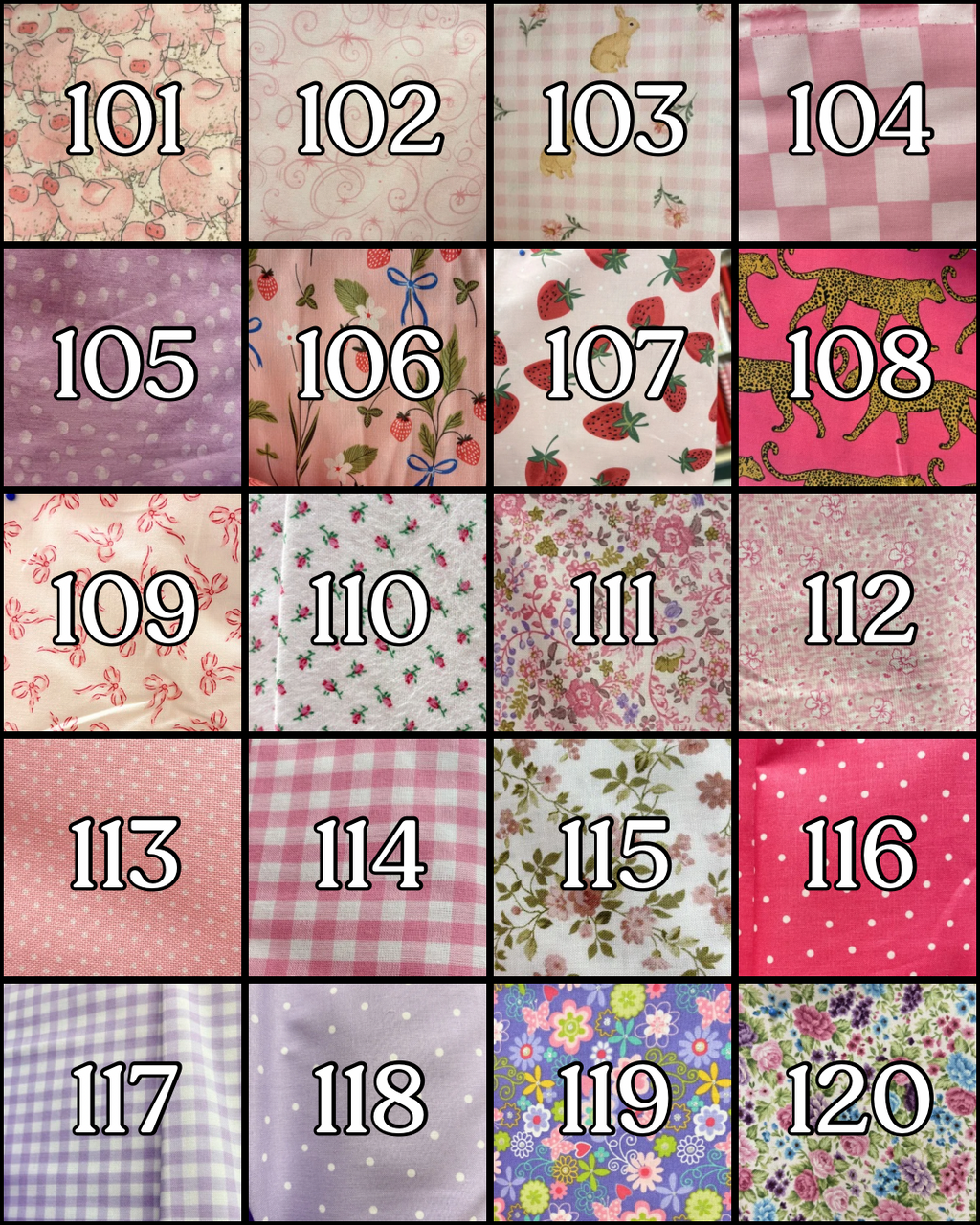 Custom Fabric Name Banner