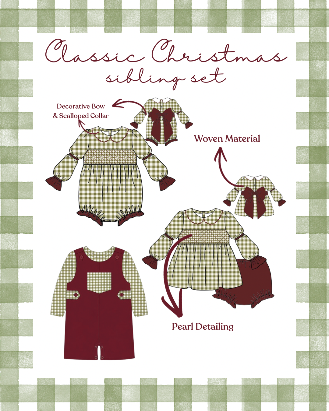 Classic Christmas Smock