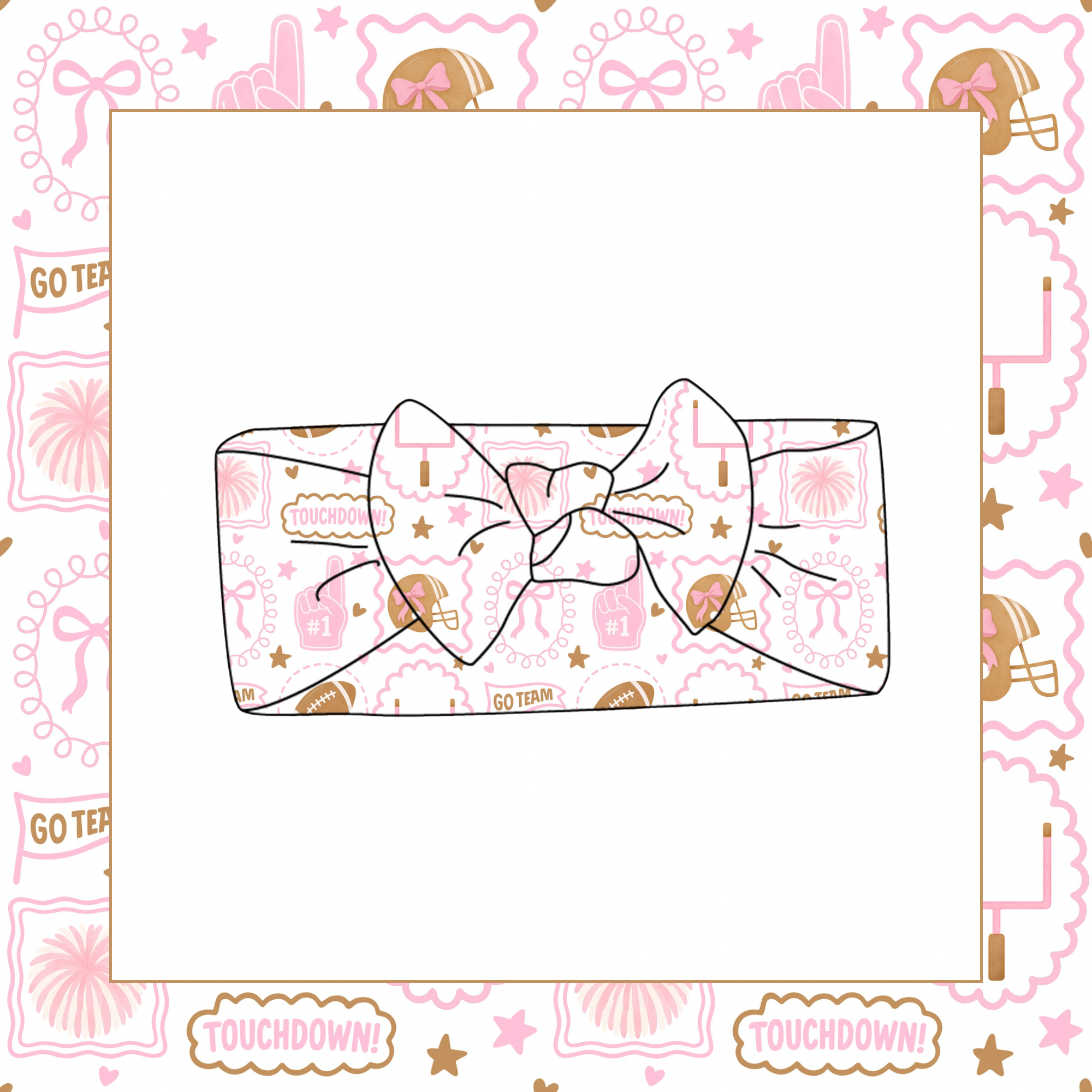 Game Day Girl Bow