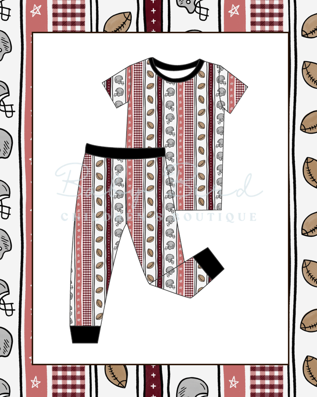 Red Oklahoma Football 2-Piece