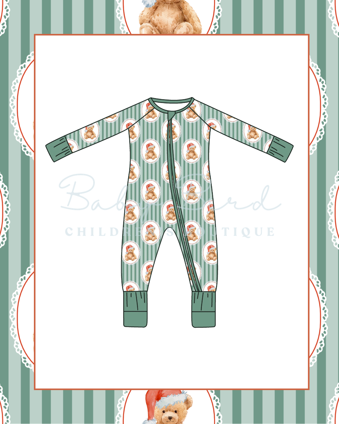 Cozy Christmas Teddy Convertible Zippy