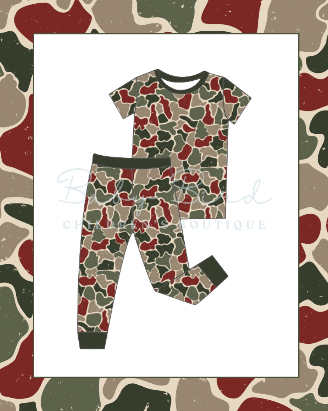 Christmas Camo 2-Piece Set
