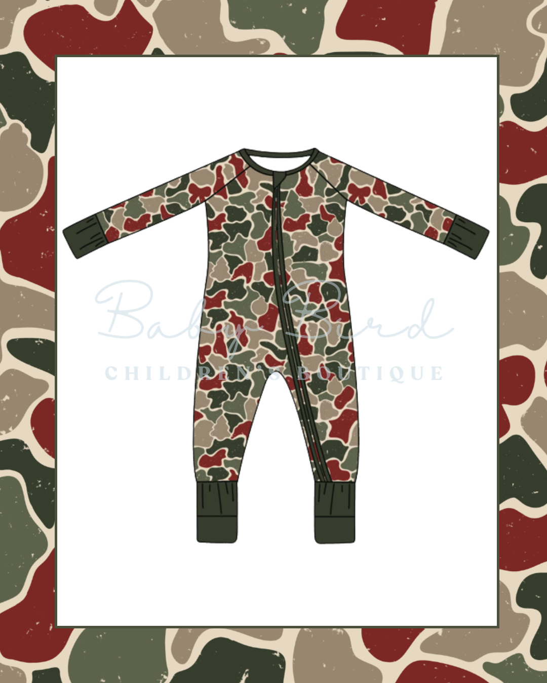 Christmas Camo Convertible Zippy